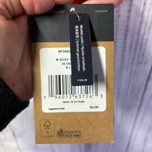 The North Face Ribbed Cropped Tank Top Orange NWT XL - Picture 6 of 8